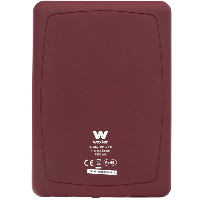 Woxter Scriba 195 Libro Electrónico 6 pulg. Rojo Woxter Scriba 195 Libro Electrónico 6 pulg. Rojo